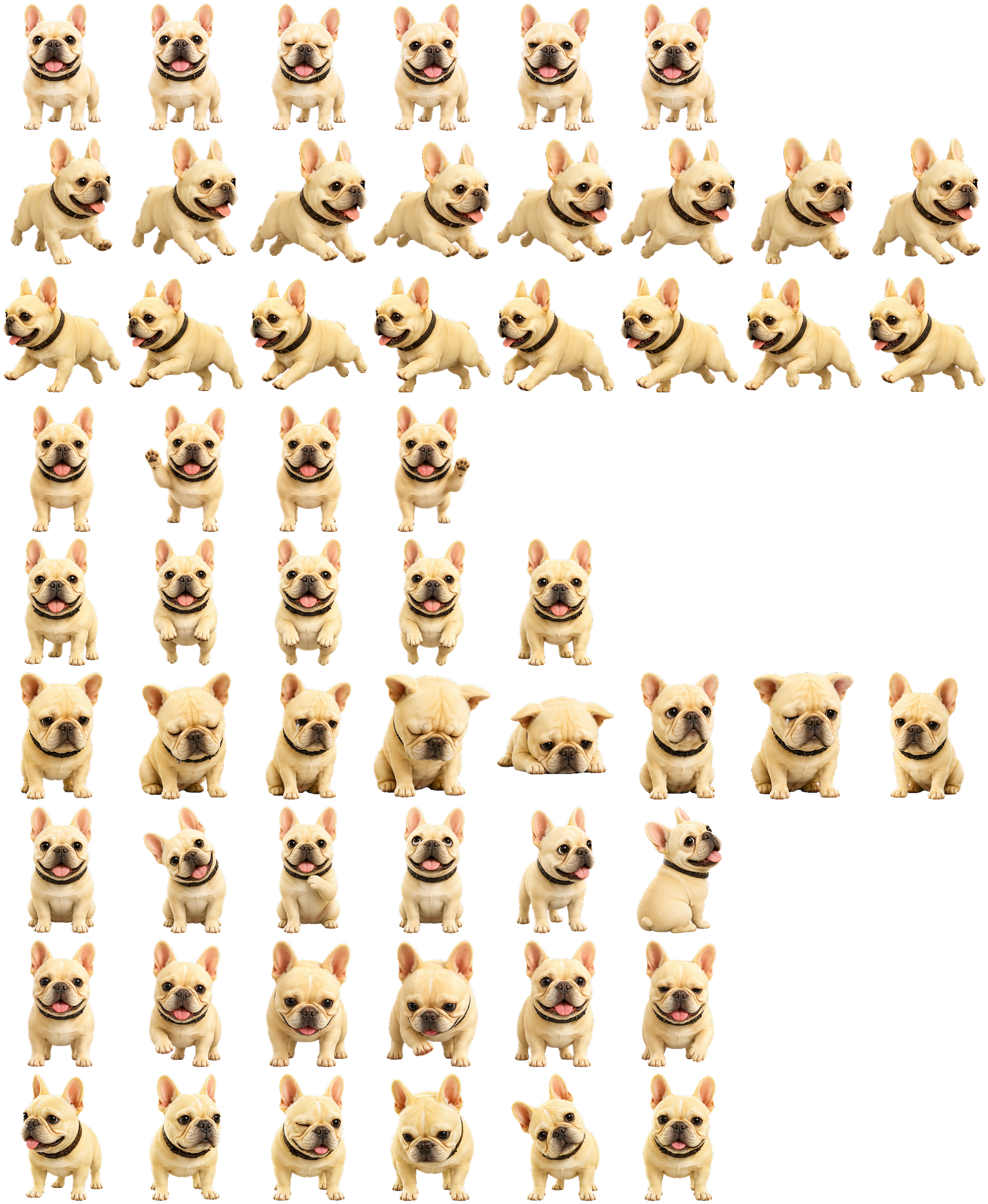 本丸在 Codex App Pet 中使用的多動作 spritesheet