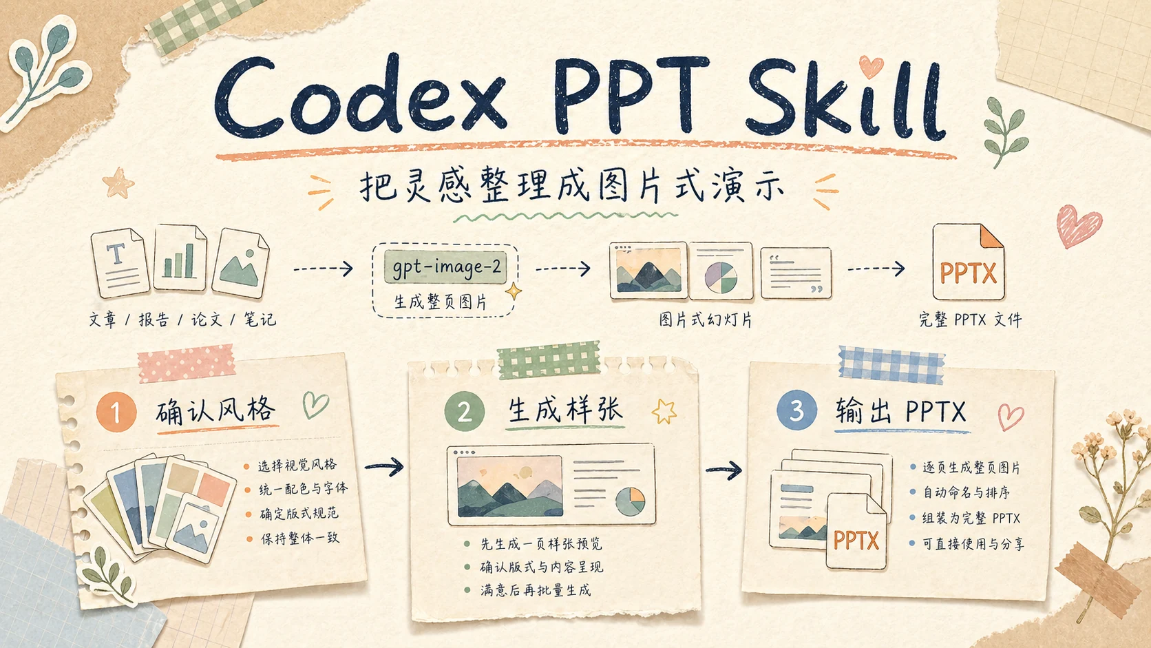 溫暖手工風示意圖