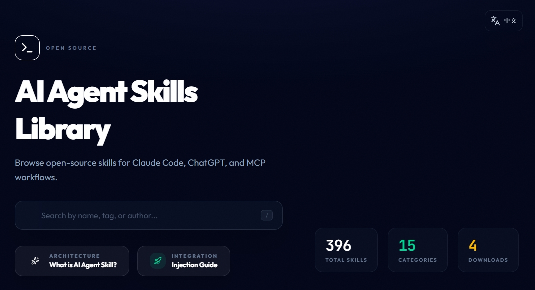 AI Agent Skills Library | Claude Code, ChatGPT, MCP Workflows